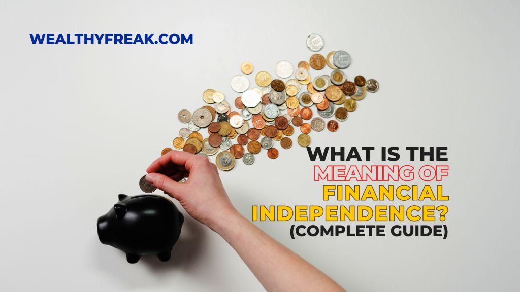What is the meaning of financial independence - Wealthy Freak